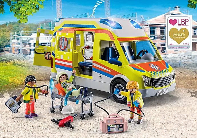 PLAYMOBIL City Life Ambulance with light and sound - Image 4