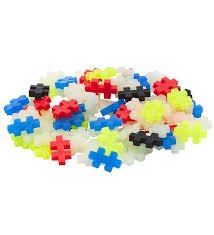 Plus-Plus Glow Mix 100 Pcs Tube - Image 2
