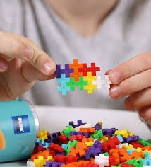 Plus-Plus Rainbow Mix 100 Pcs Tube - Image 2