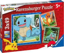 Pokemon 3X49Pce Puzzle