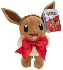 Pokemon 8" Christmas Eevee With Bow - Image 2