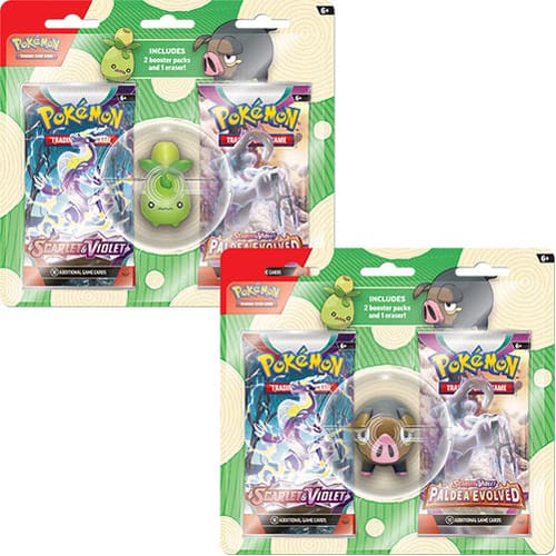 Pokémon TCG: Back to School Eraser Blister Smoliv/Lechonk