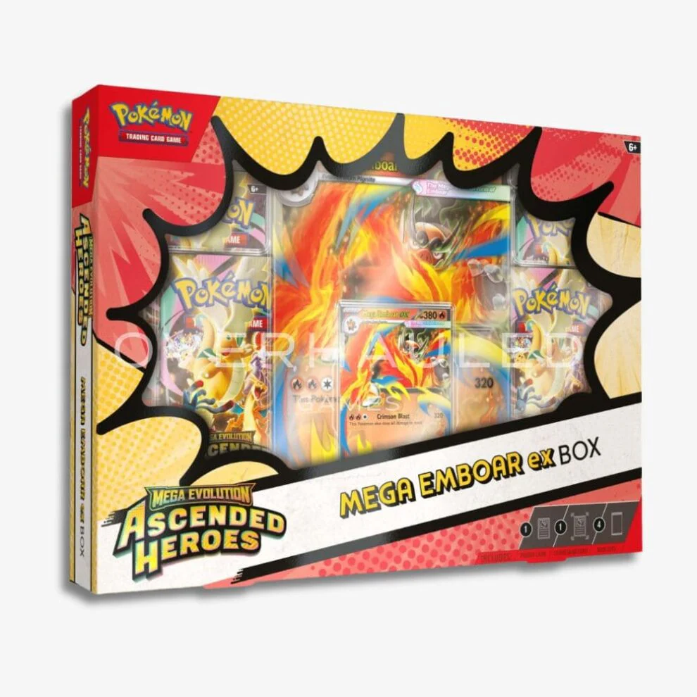 Pokémon TCG: Mega Evolution Ascended Heroes - Mega Emboar ex Box