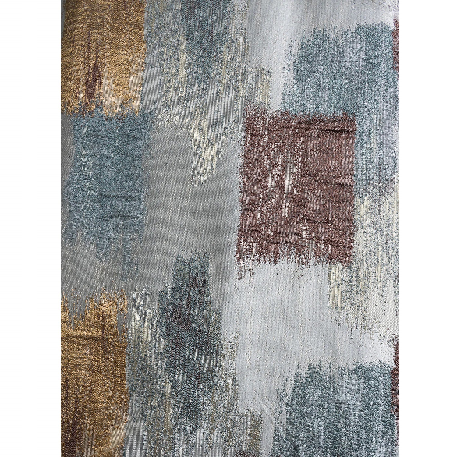 Porto 90" x 90” Polar Fleece Lined Eyelet Curtains Marine - Image 2