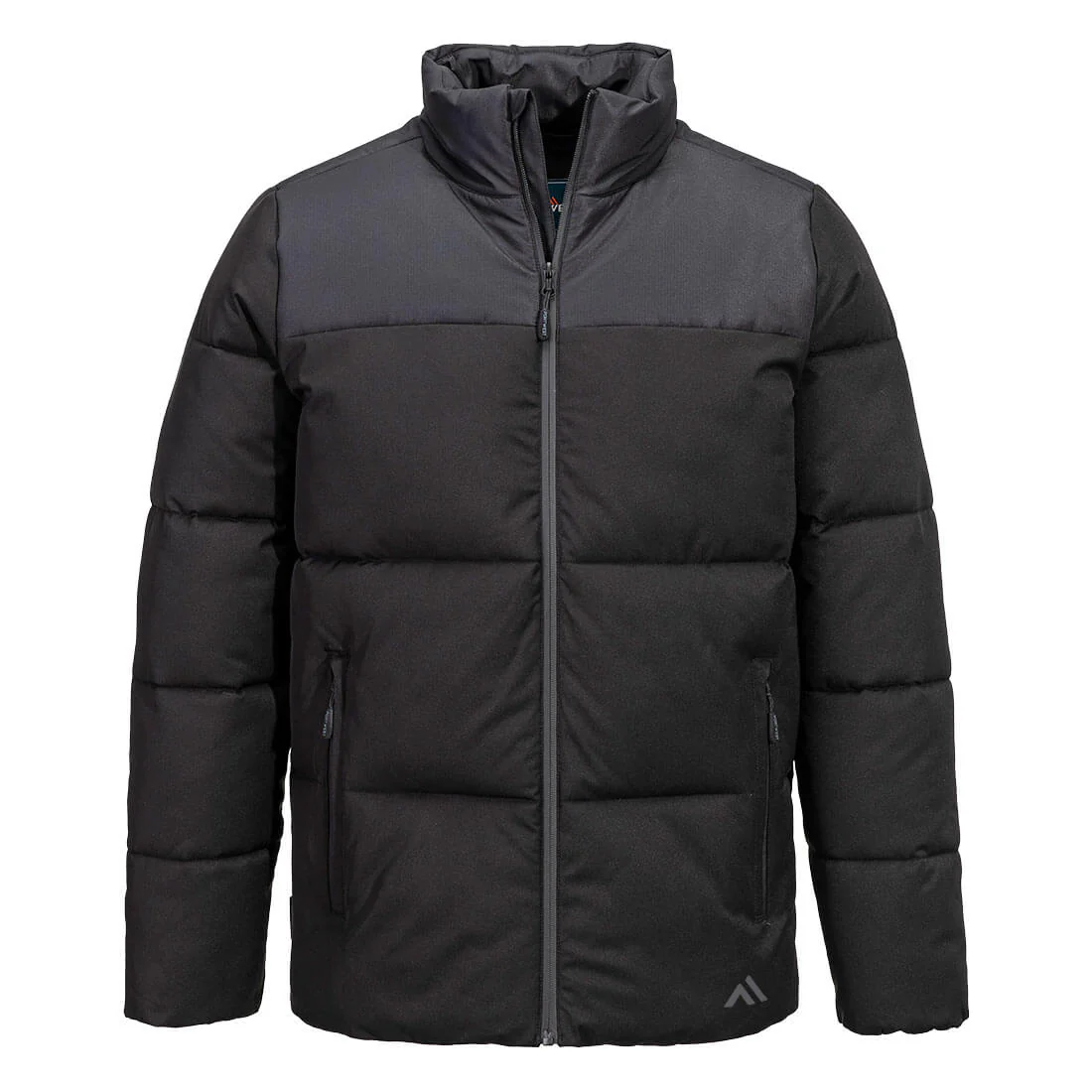 Portwest KX3 Insulated Baffle Jacket Black Size XL