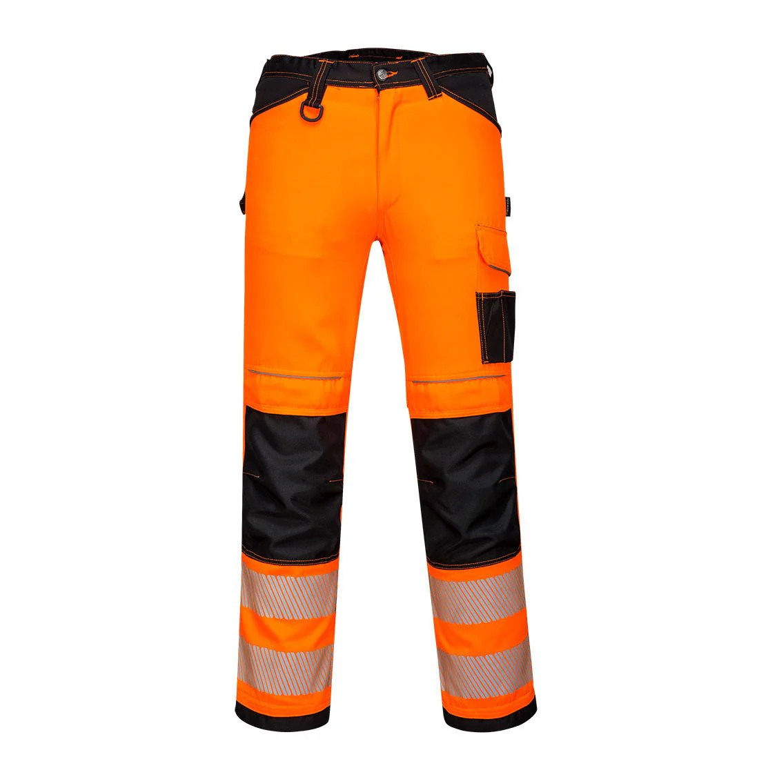 Portwest PW340 Hi-Vis Work Trouser Orange/Black 36"