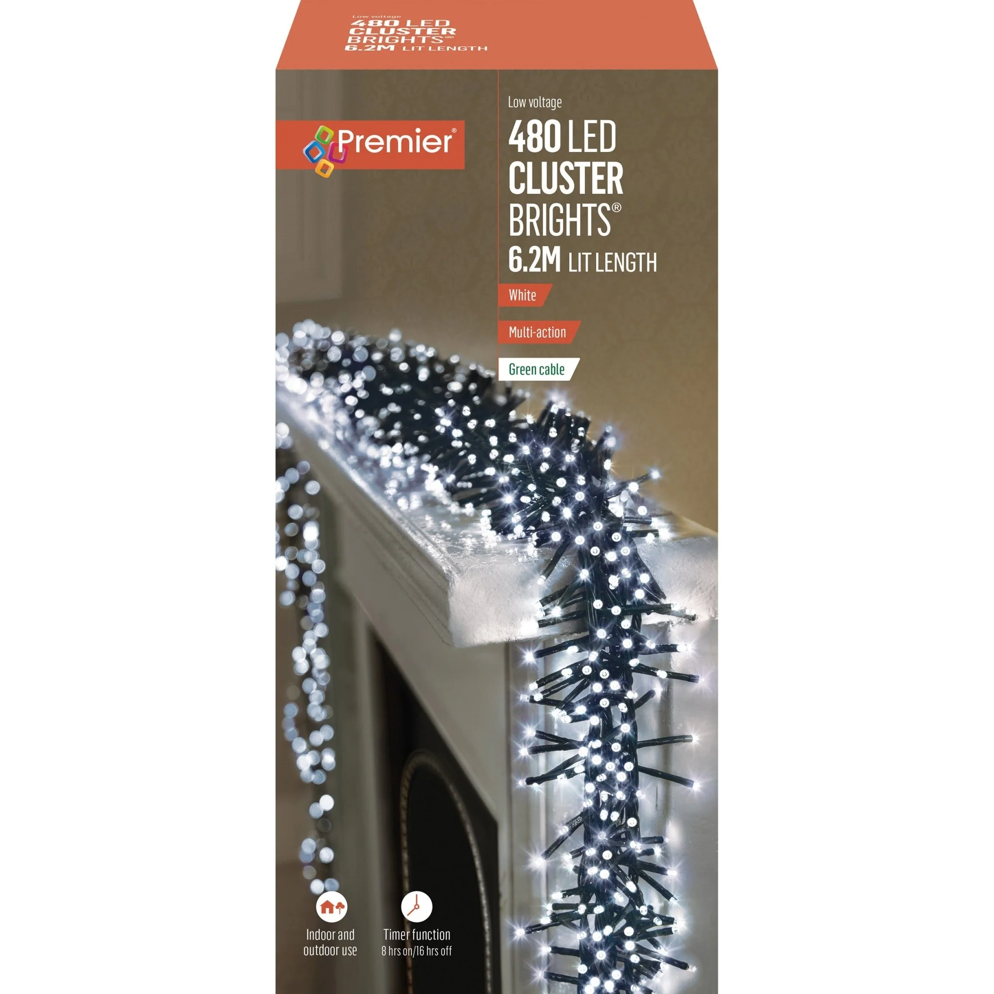 Premier 480 LED Multi-Action Clusterbrights - White