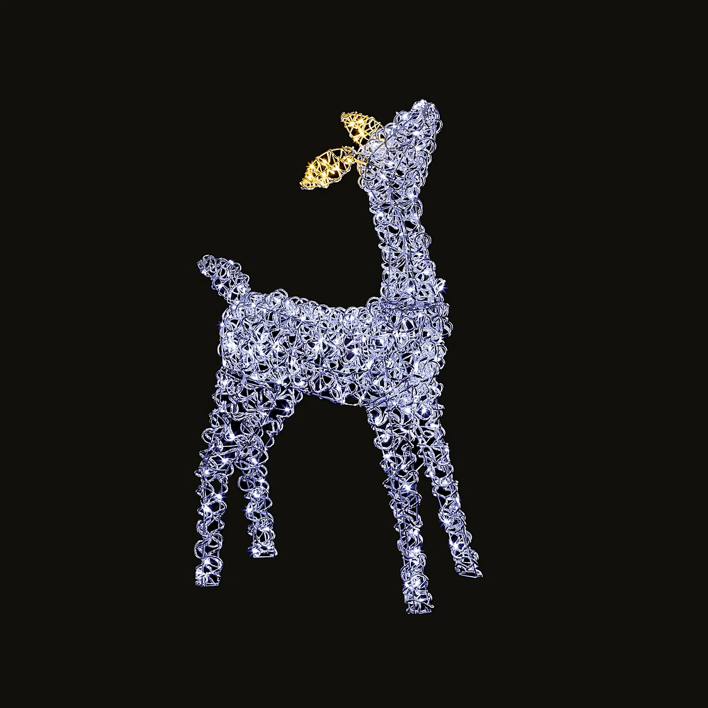 Premier 97cm Multi Action Aluminium KD Deer with 240 White & Warm LEDs - Image 2