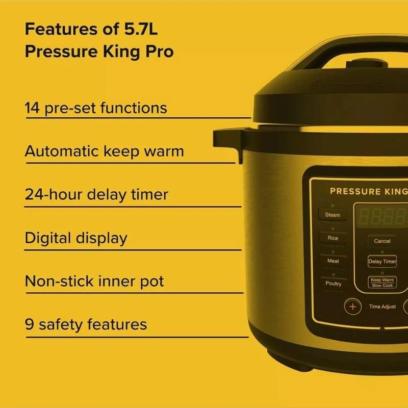 Pressure King Pro 4.8L 14-In-1 Pressure Cooker - Image 4