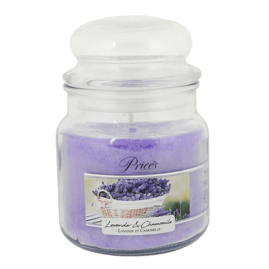 Price's Medium Scented Candle Lavender & Chamomile 340g