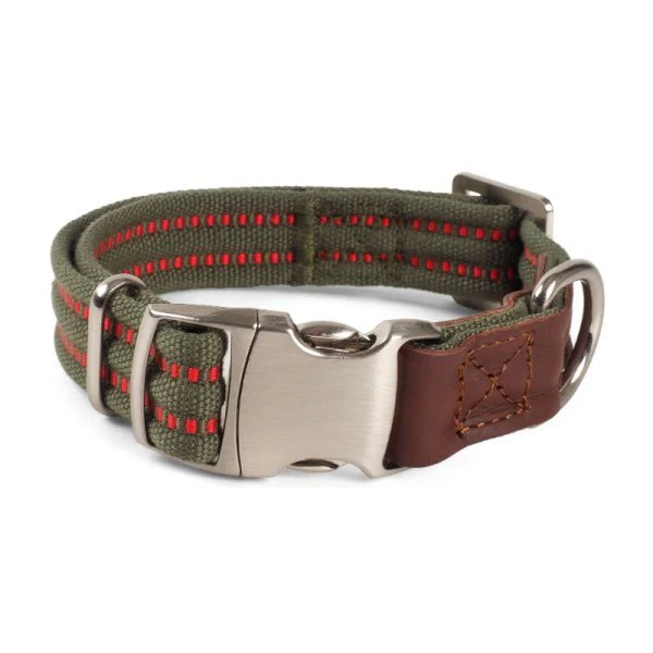 Primo - Olive - XS - Walkabout Dog Collar (20cm-30cm)