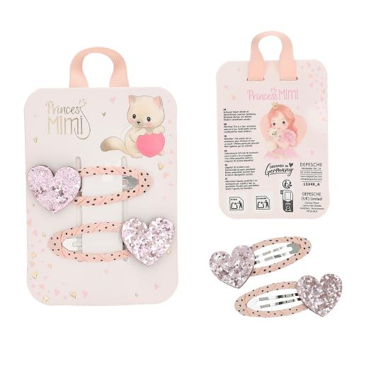 Princess Mimi Hair Clips Glitter Motif Assorted Styles - Image 4