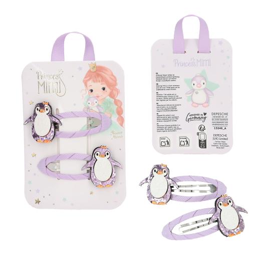 Princess Mimi Hair Clips Glitter Motif Assorted Styles - Image 5