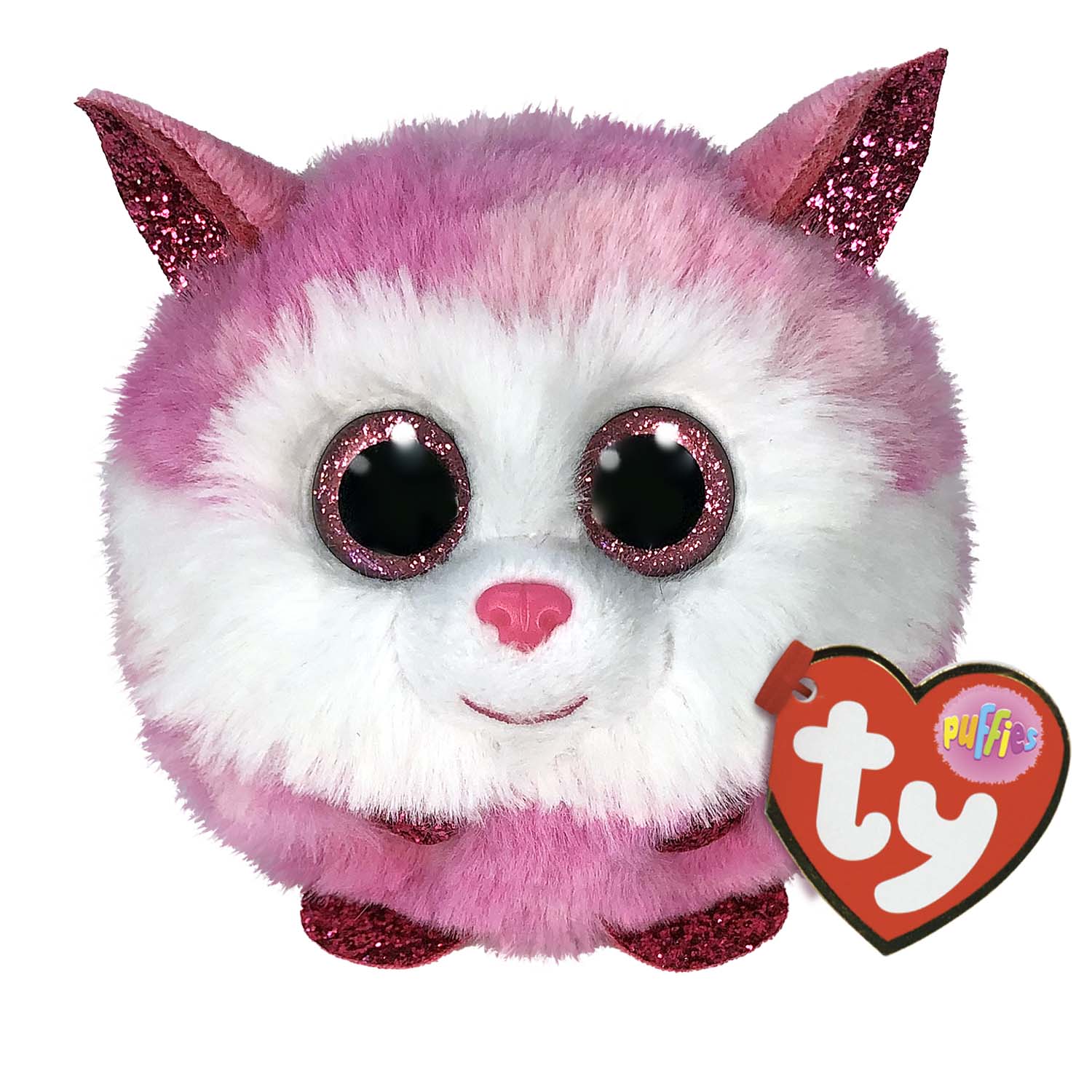 Princess Pink Husky Ty Puffies Reg