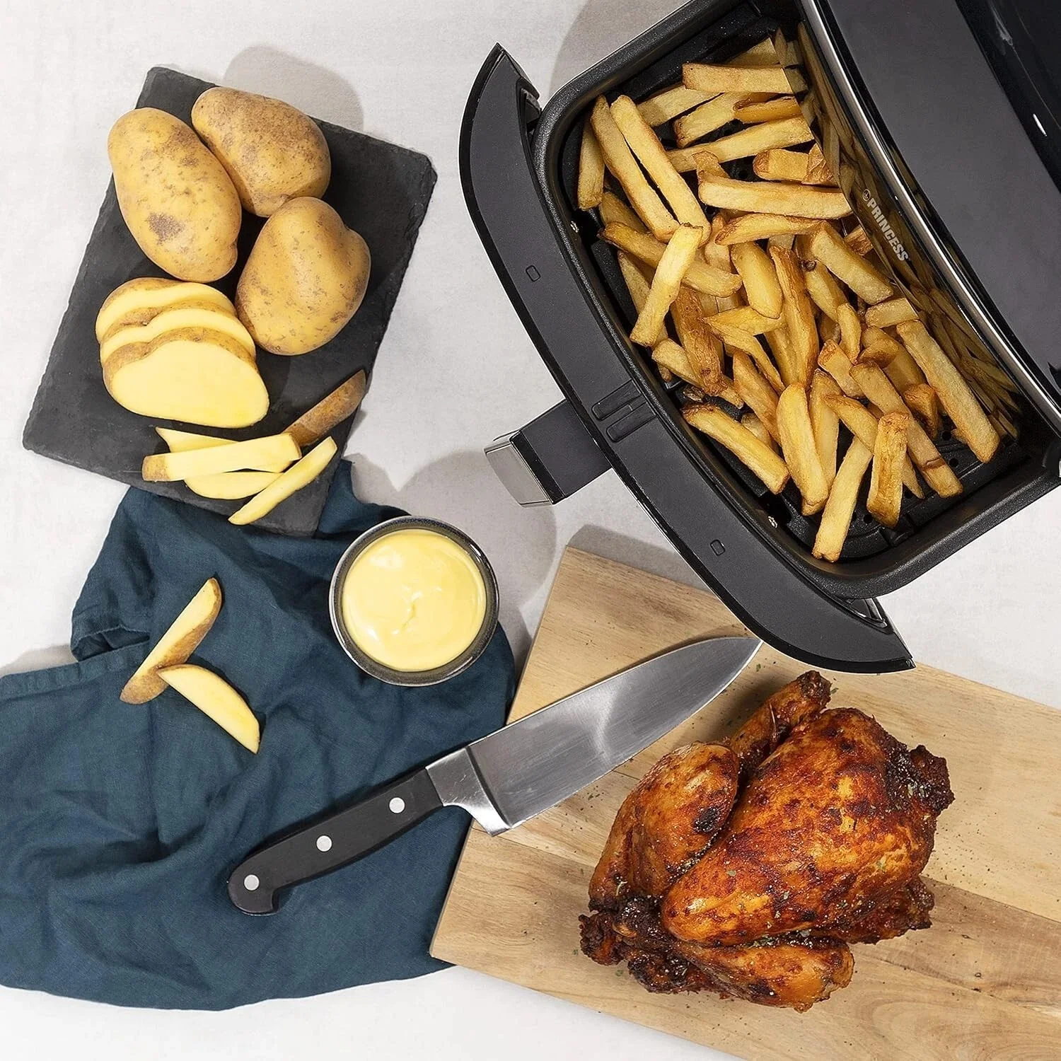 Princess Steam Air Fryer – Digital, 6.5 L, 8 Presets, 1700 W - Image 4
