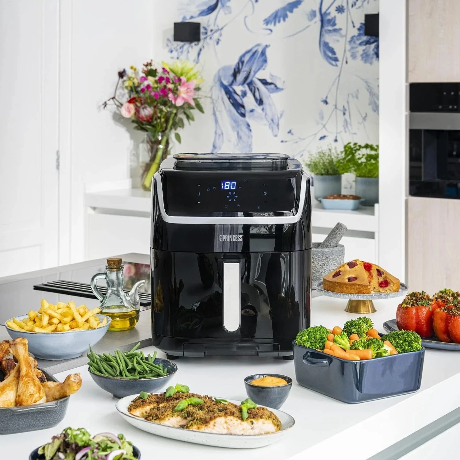 Princess Steam Air Fryer – Digital, 6.5 L, 8 Presets, 1700 W - Image 6