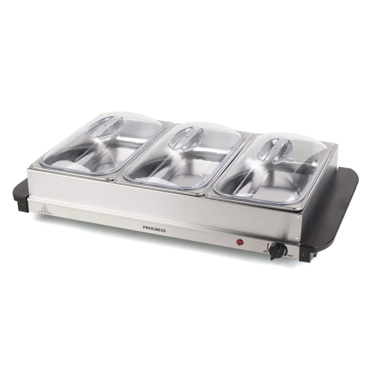 Progress Large Portable Three Food Warmer Buffet Server, 3 x 2.5L - Image 7