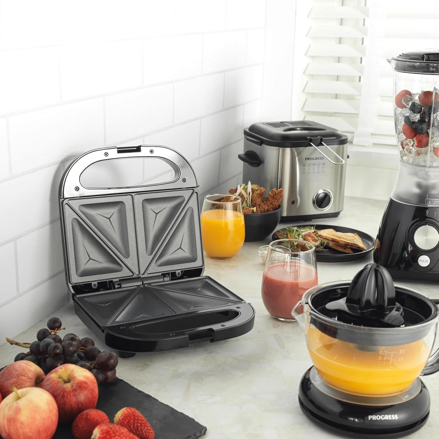 Progress Sandwich Toaster Black - Image 4
