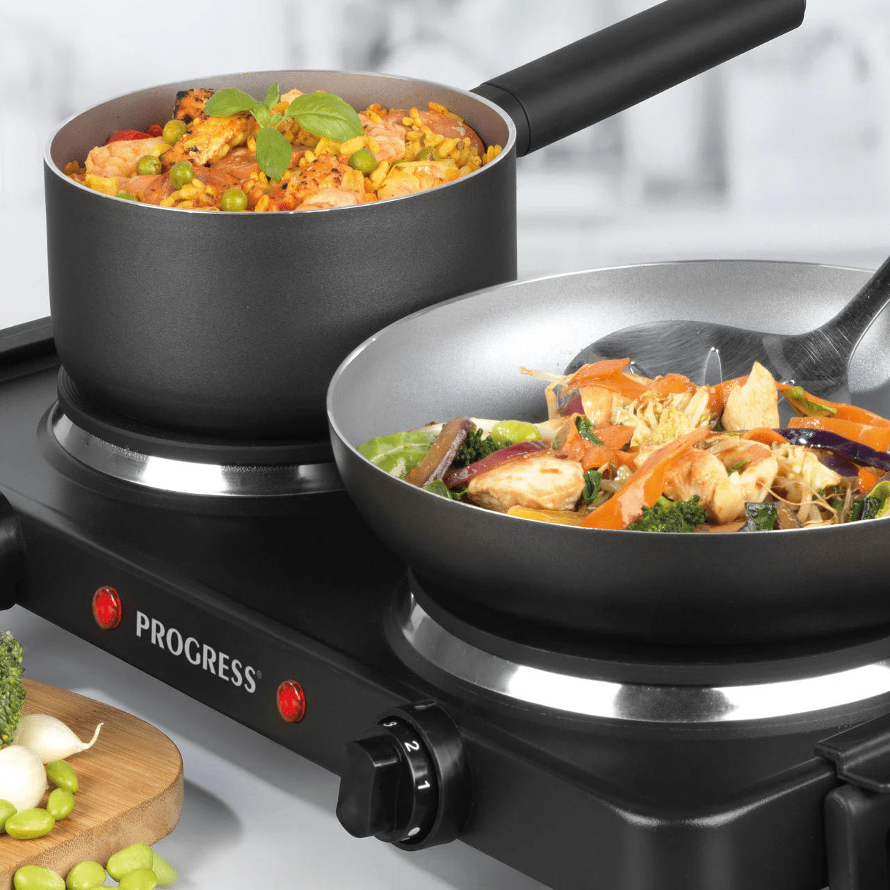 Progress Twin Hot Plate - Image 2
