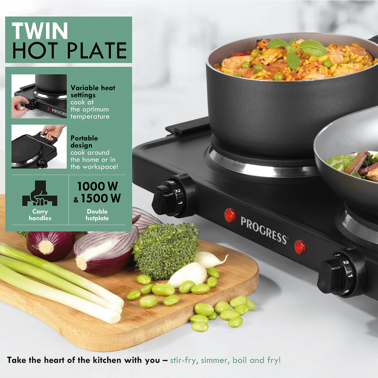 Progress Twin Hot Plate - Image 9