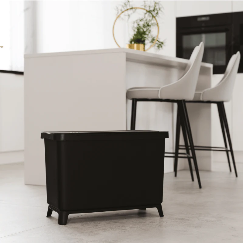 Prosperplast Systema Waste Bin 10L+23L Black - Image 4