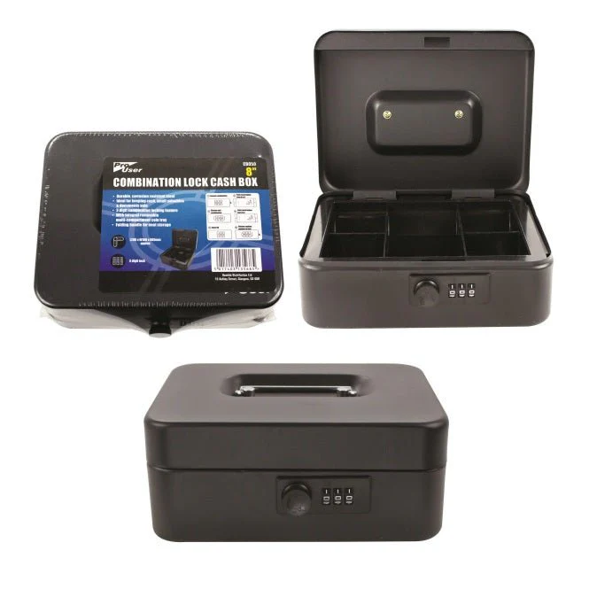 ProUser 8" Cash Box with Combination Lock