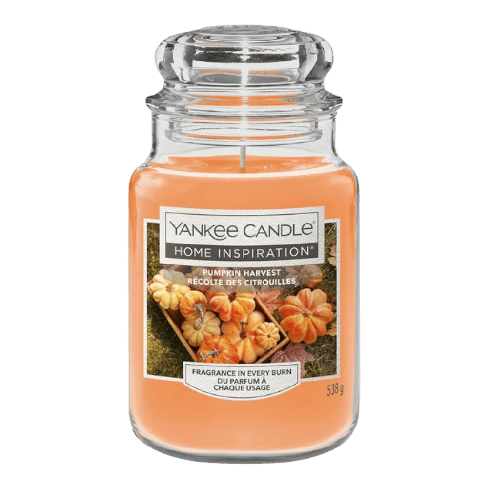 Pumpkin Harvest Home Inspirations Large Yankee Candle 538g