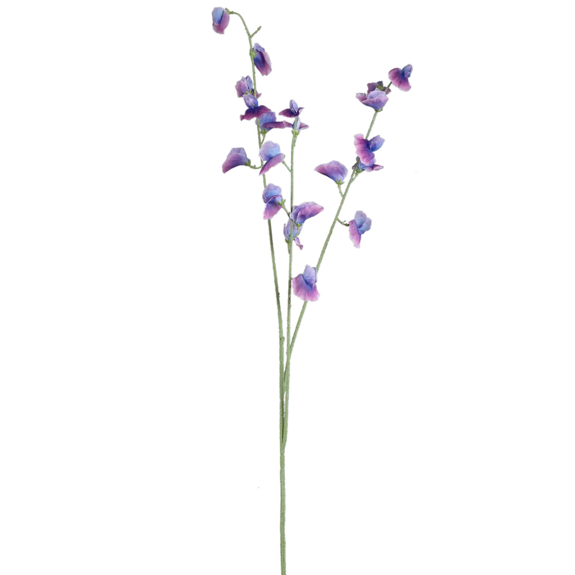 Purple Sweet Pea Spray Artificial Flower
