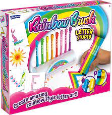 Rainbow Brush Letters Studio Set