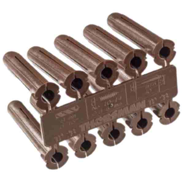 Rawlplug Brown Plastic Plug Per Box