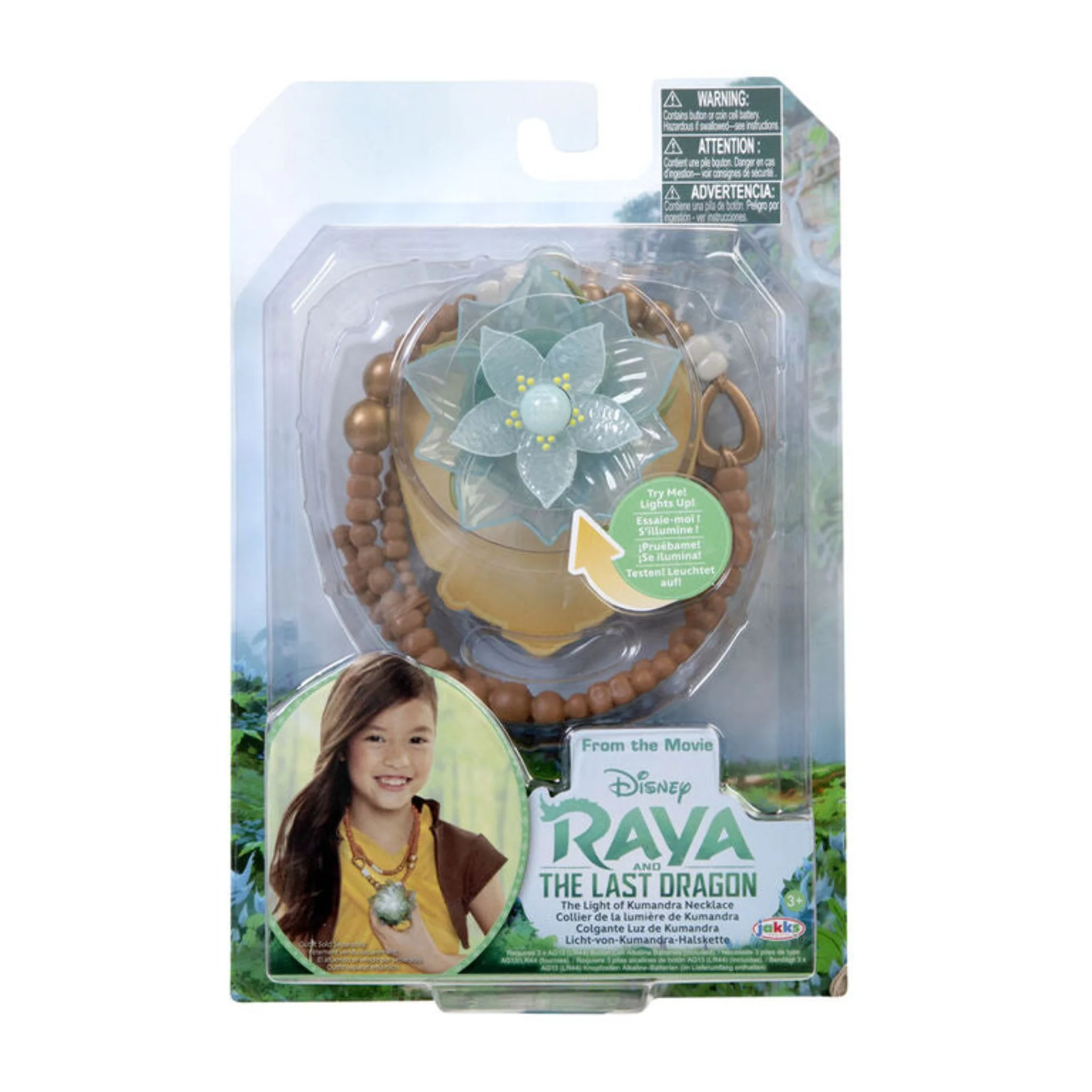 Raya & The Last Dragon Flower Light Up Necklace - Image 2