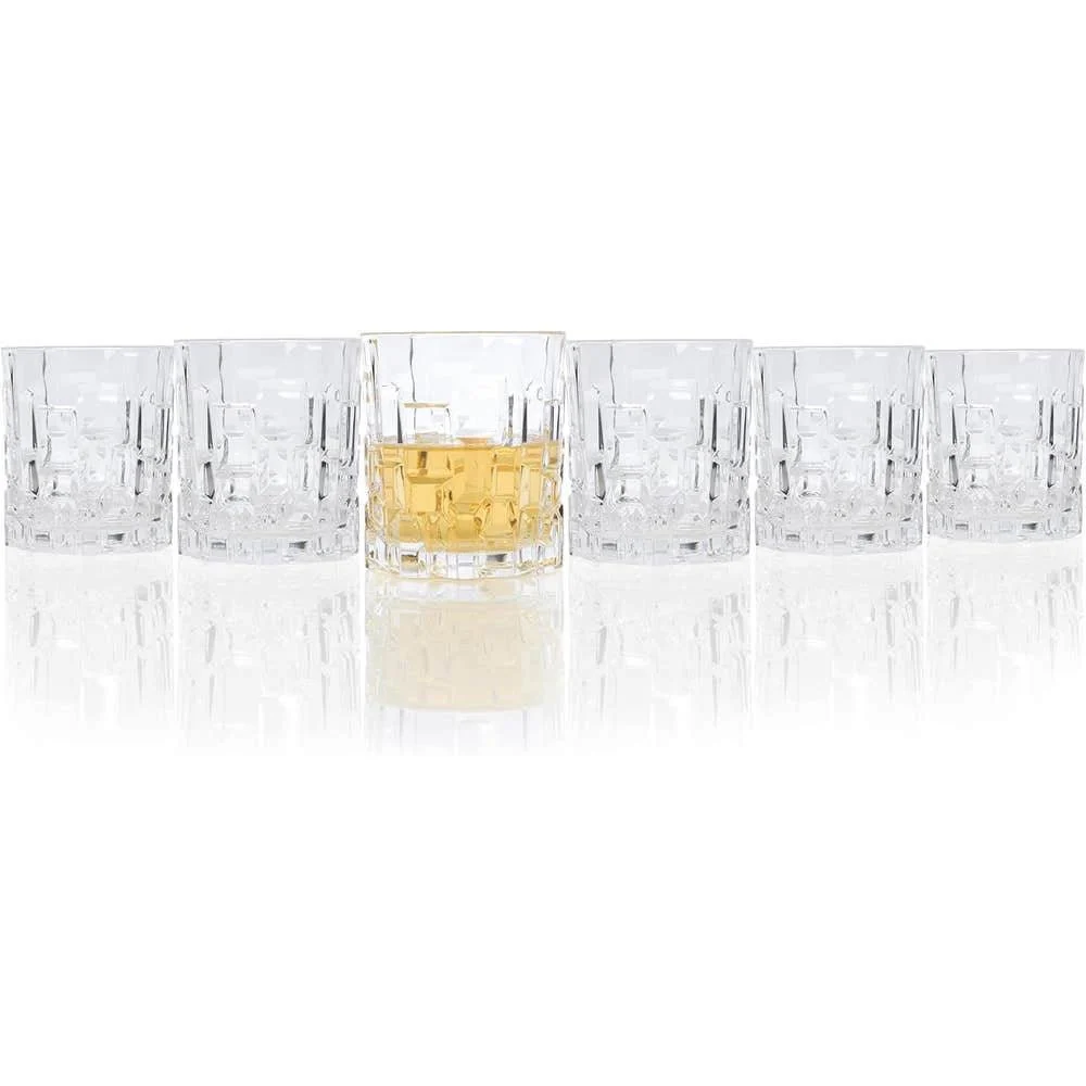 RCR Crystal ETNA Set of 6 Whiskey Glasses – 330ml