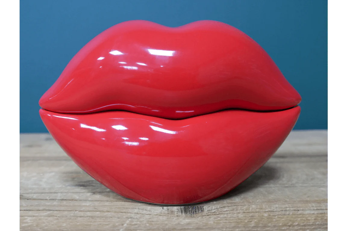 Red Lips Ornament