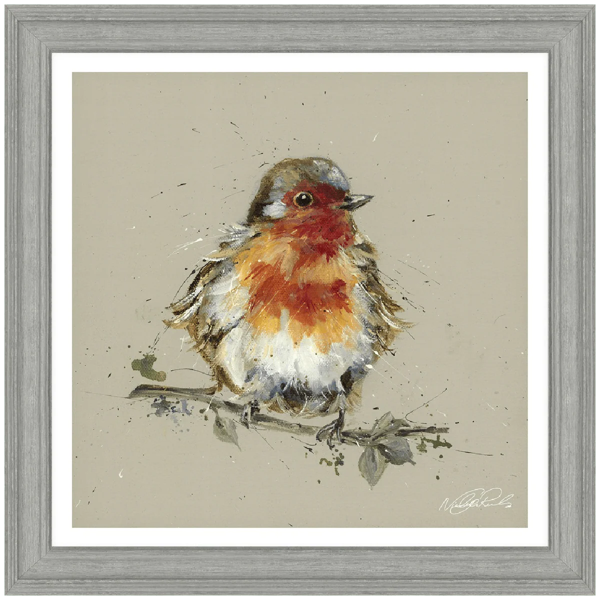 Red Red Robin HF Framed Picture - CR116