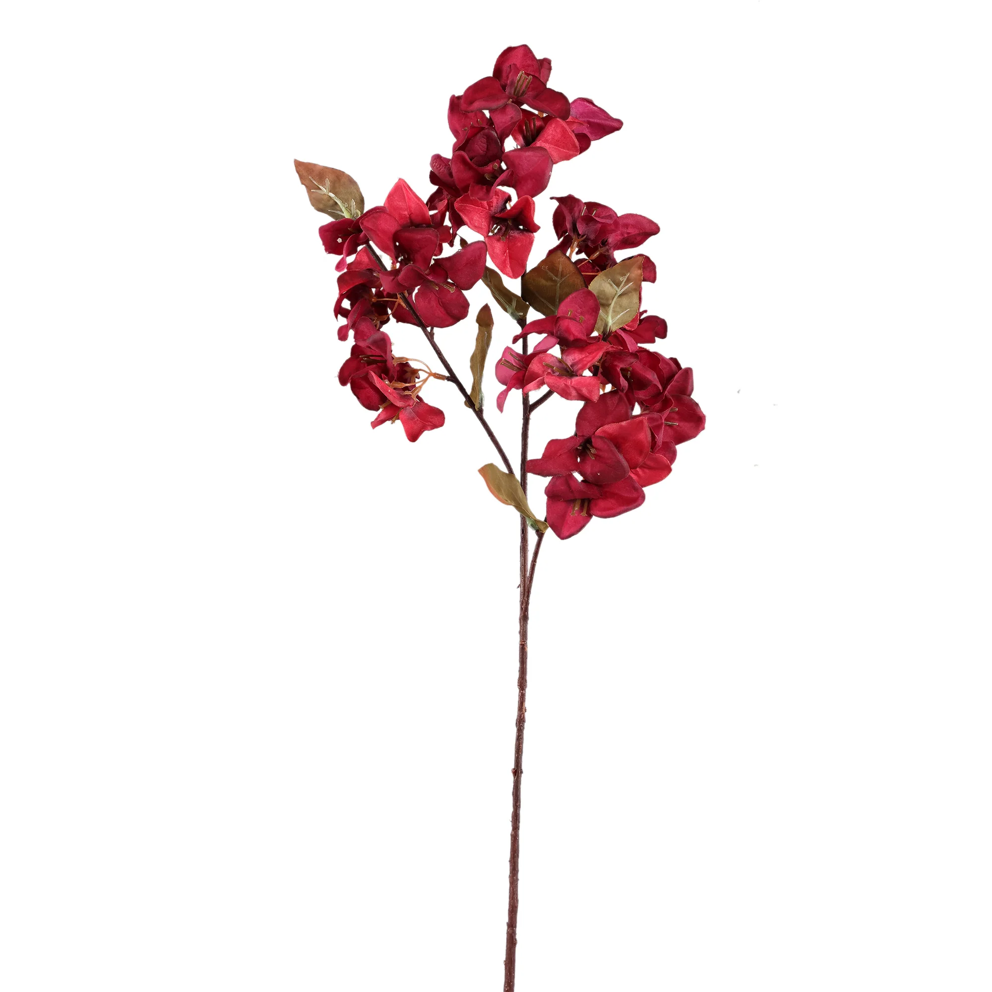 Red Trillium Stem Artificial Flower