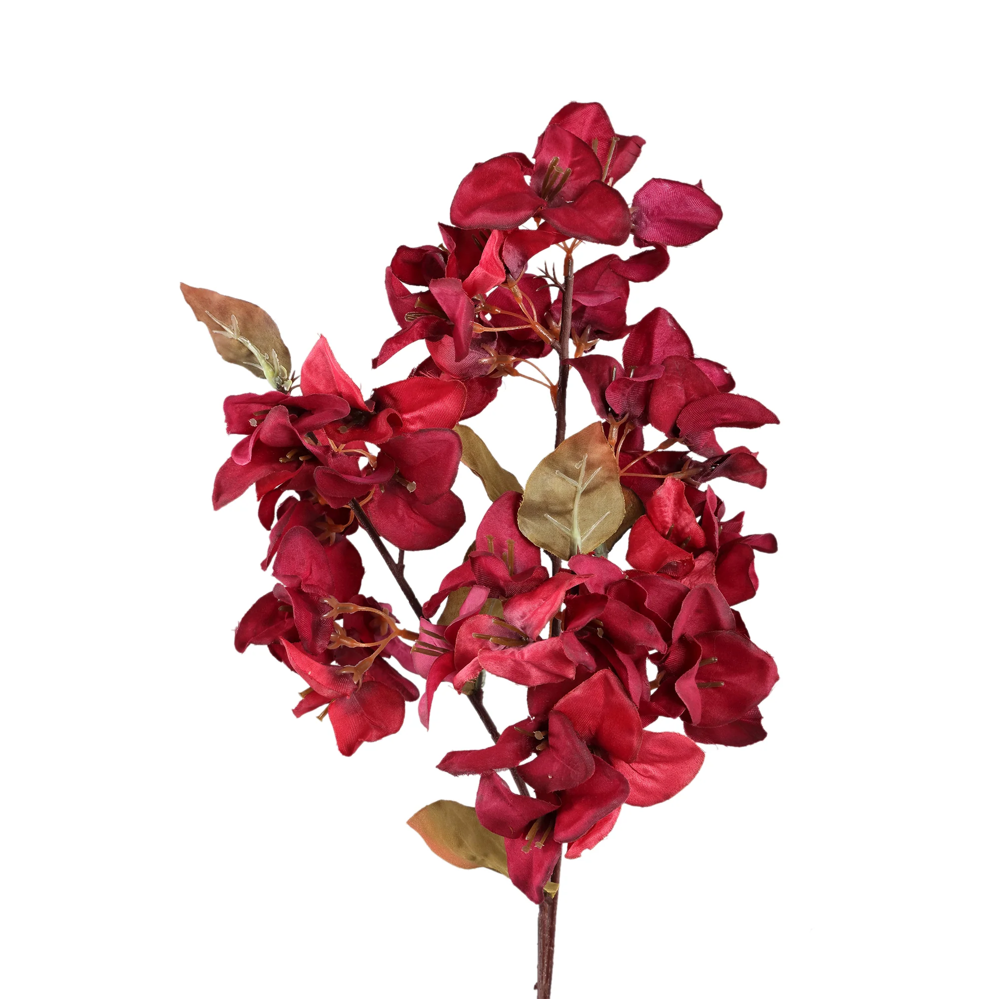 Red Trillium Stem Artificial Flower - Image 2