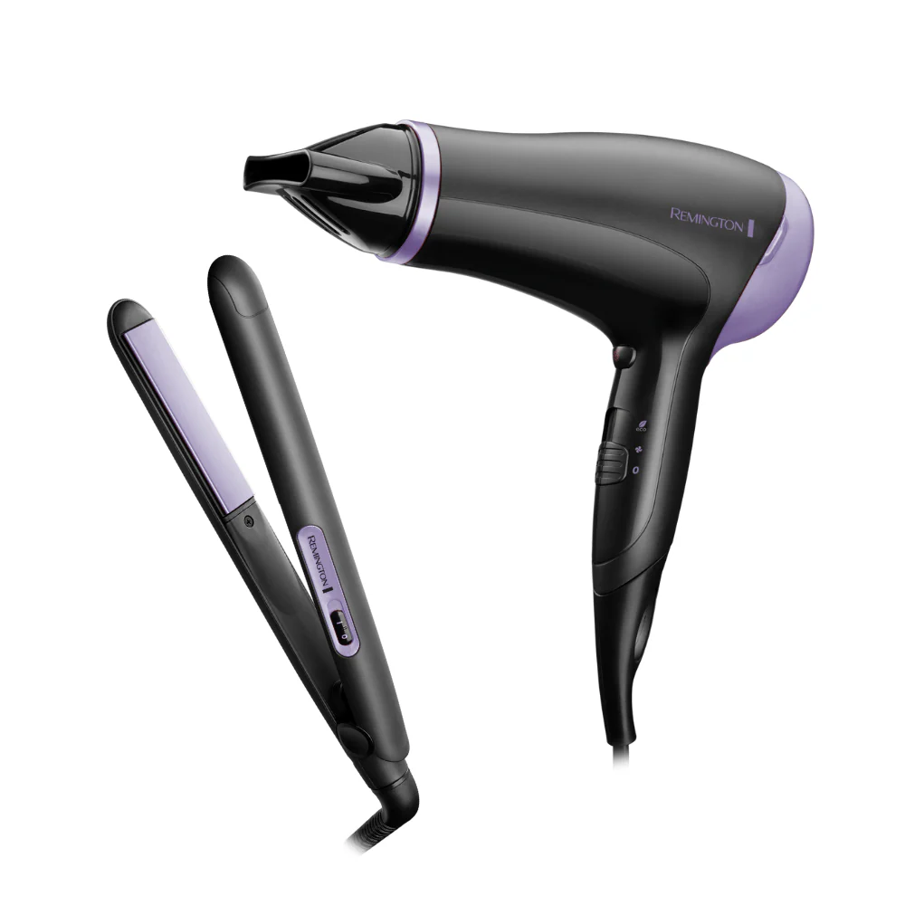 Remington Style Essentials Hair Dryer and Straighteners Gift Set