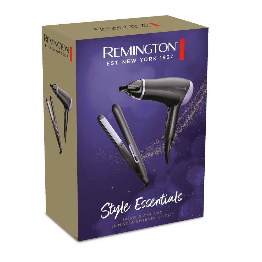Remington Style Essentials Hair Dryer and Straighteners Gift Set - Image 4