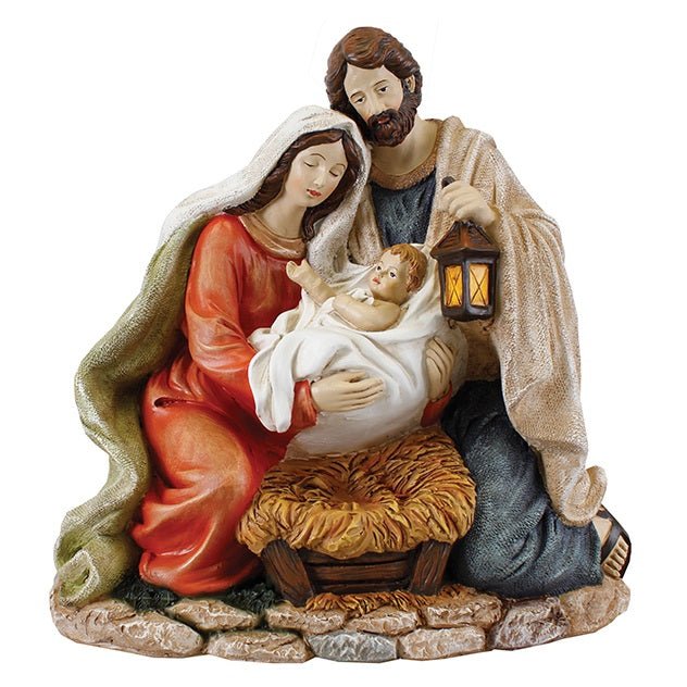 Resin Holy Family Nativity - 10 inch (89562)