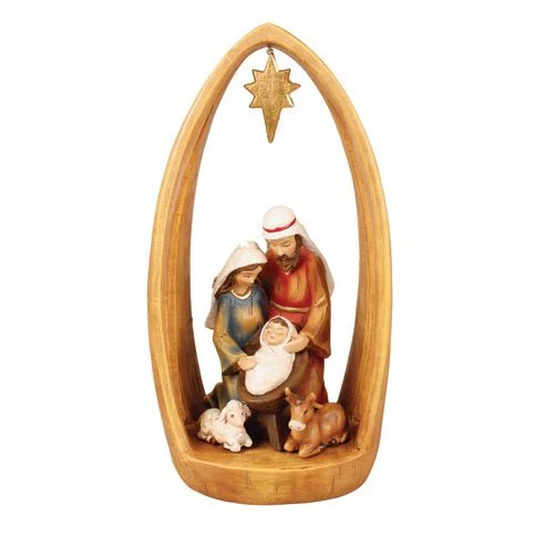 Resin Nativity Arch-Star/12 inch/ 5 Figures (89614)