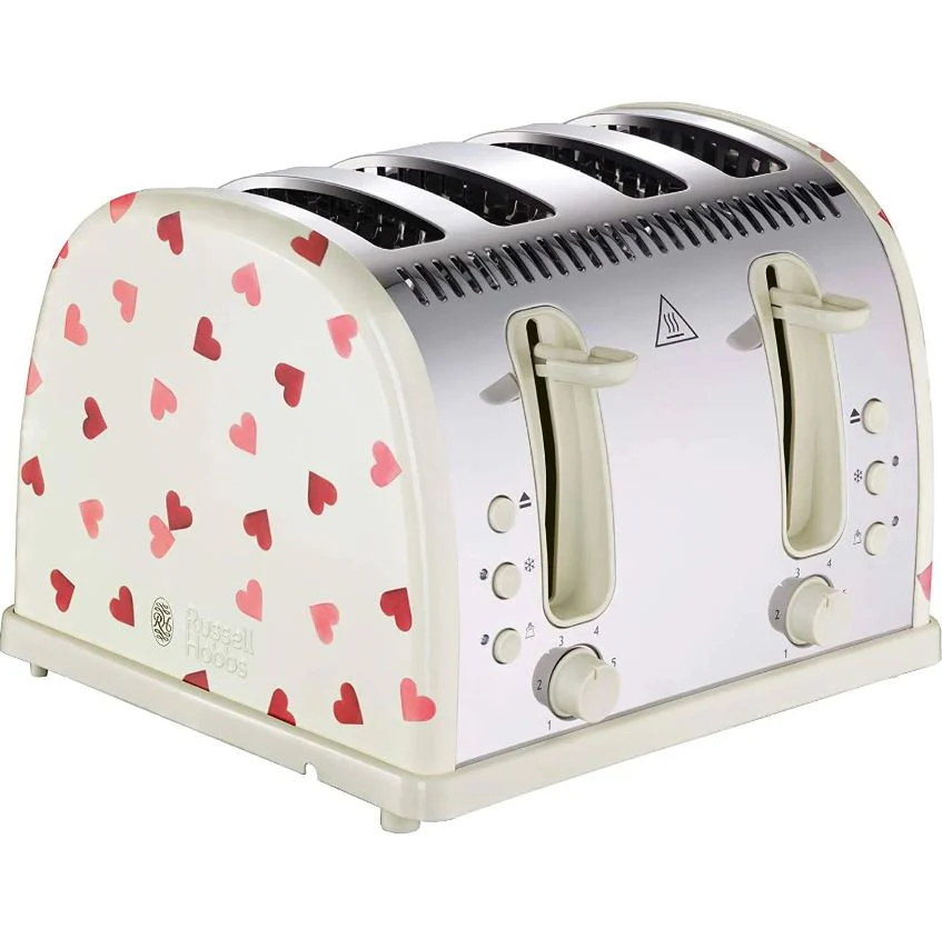 Russell Hobbs - 28350 I Emma Bridgewater Hearts 4 Slice Toaster
