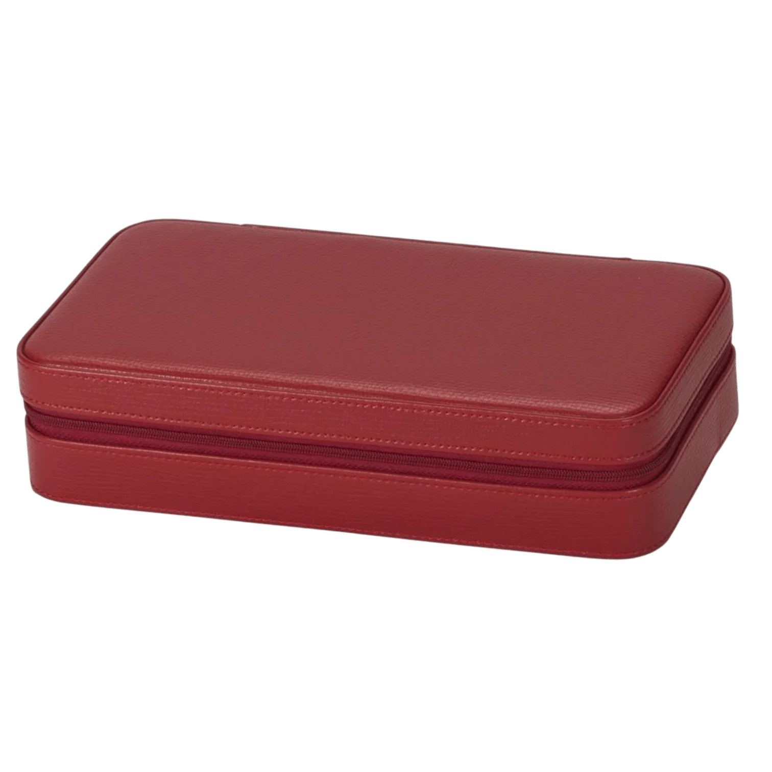 Rita Travel Jewellery Box – Carmine Faux Leather