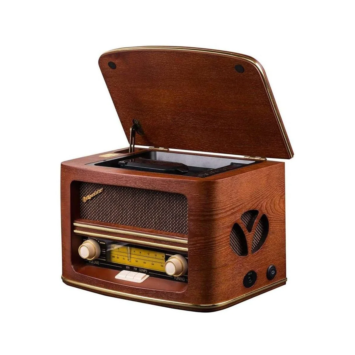 Roadstar FM/AM Wood Effect Desk Radio HRA-1500UEMP