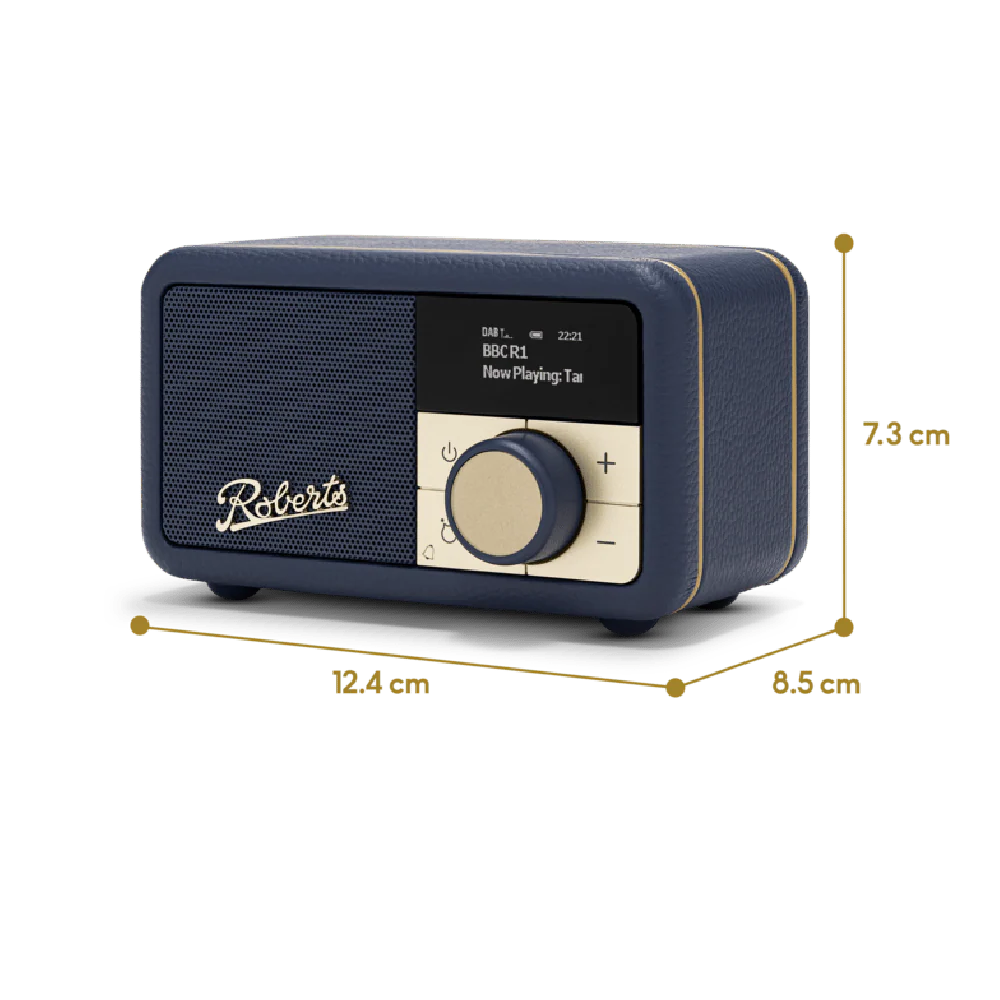 Roberts, REV-PETITE2MB, Bluetooth Speaker FM Radio, Midnight Blue - Image 4
