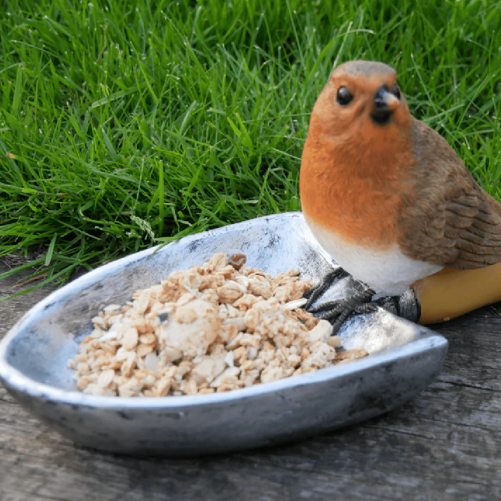 Robin Bird Feeder 13cm - Image 3