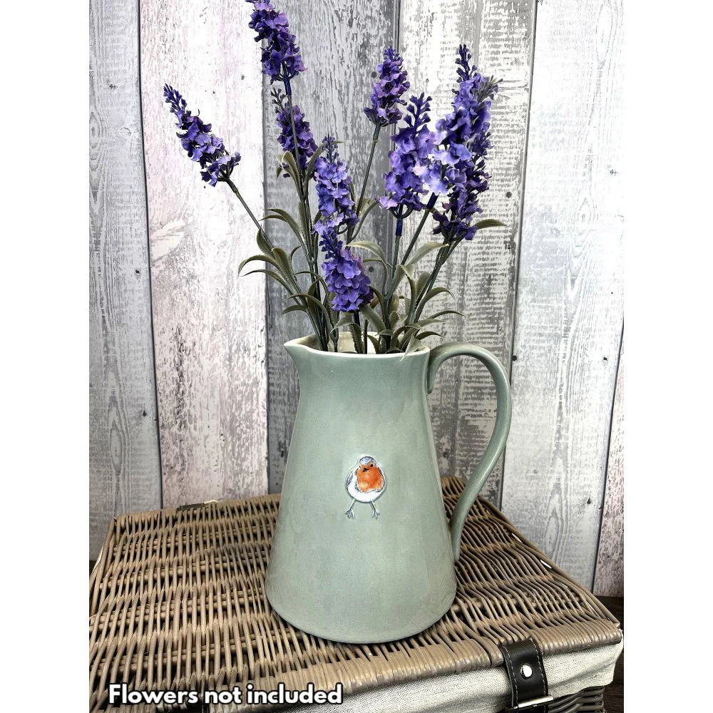 Robin Embossed Jug