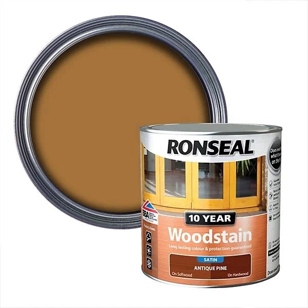 Ronseal 10 Year Woodstain - Antique Pine 2.5L