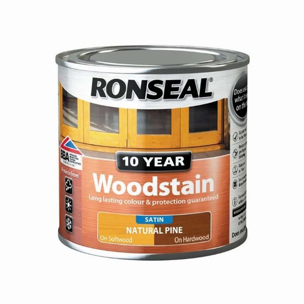 Ronseal 10 Year Woodstain - Natural Pine 2.5L