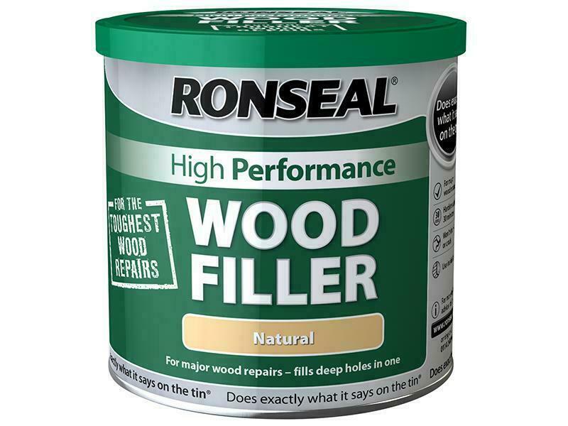 Ronseal High Performance Ready Mixed Natural Wood Filler 1kg