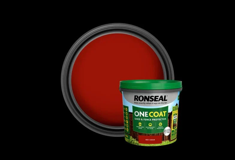 Ronseal One Coat Shed & Fence Protector - Red Cedar 12L